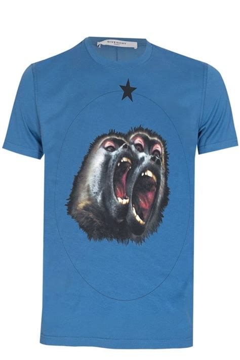 givenchy monkey t shirt blue|Shirt in monogram 72 jacquard .